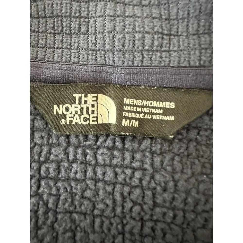 The North Face‎ Jacket Men's Medium Full Zip Navy Outdoor Athletic Stretch